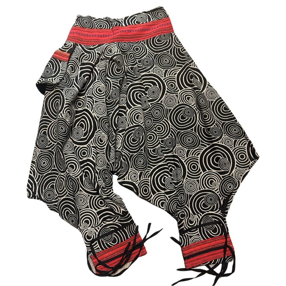 SOLD NWT Funky Unisex Harem Pants OS - Picture 1 of 5